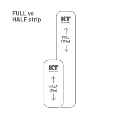KT Tape Pro Extreme 300 Half-Strips 5" Precut
